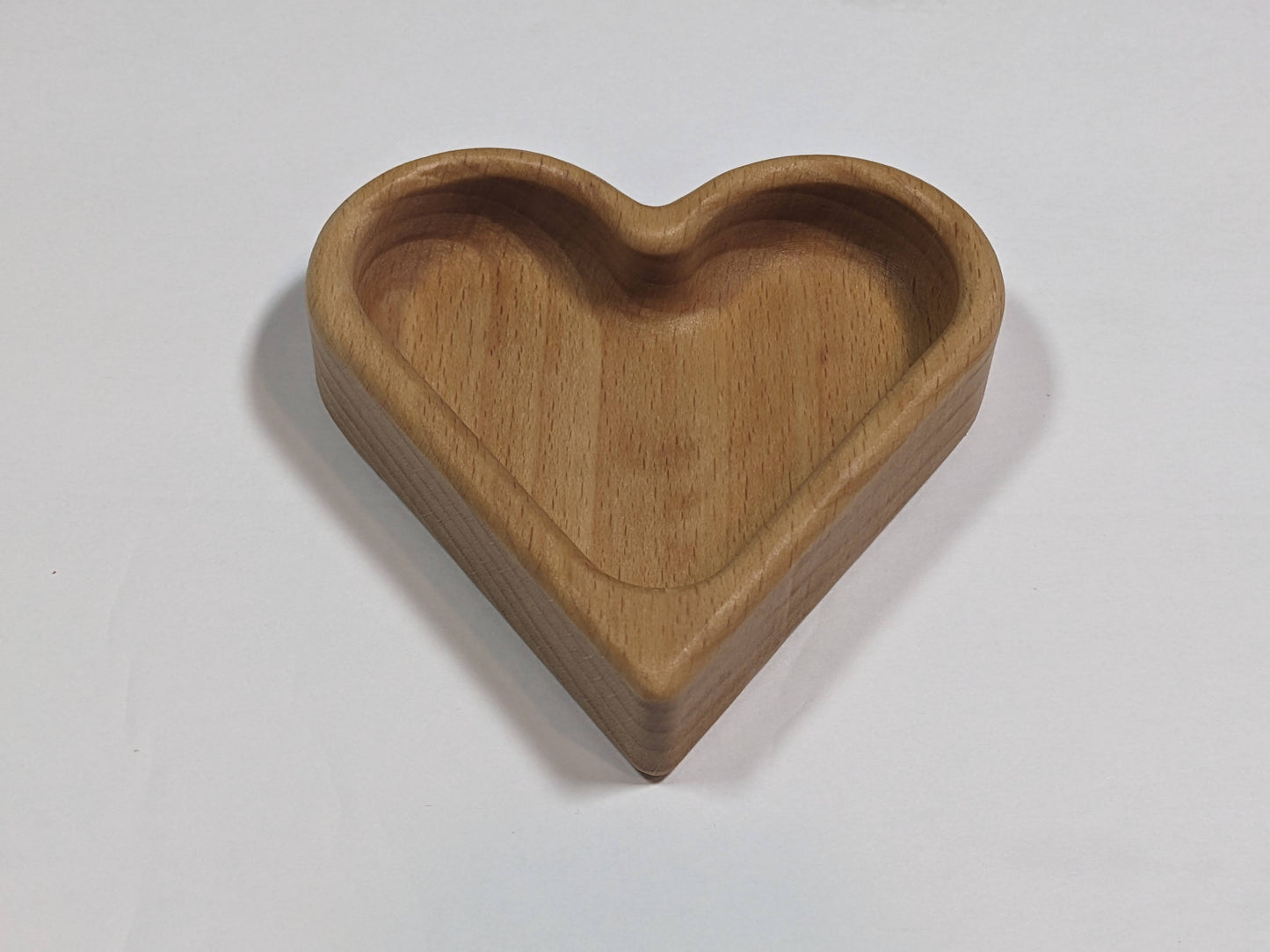 Personalized Heart Jewelry Tray Valentine's Day Wedding Ring Dish - Engraved Anniversary Gift