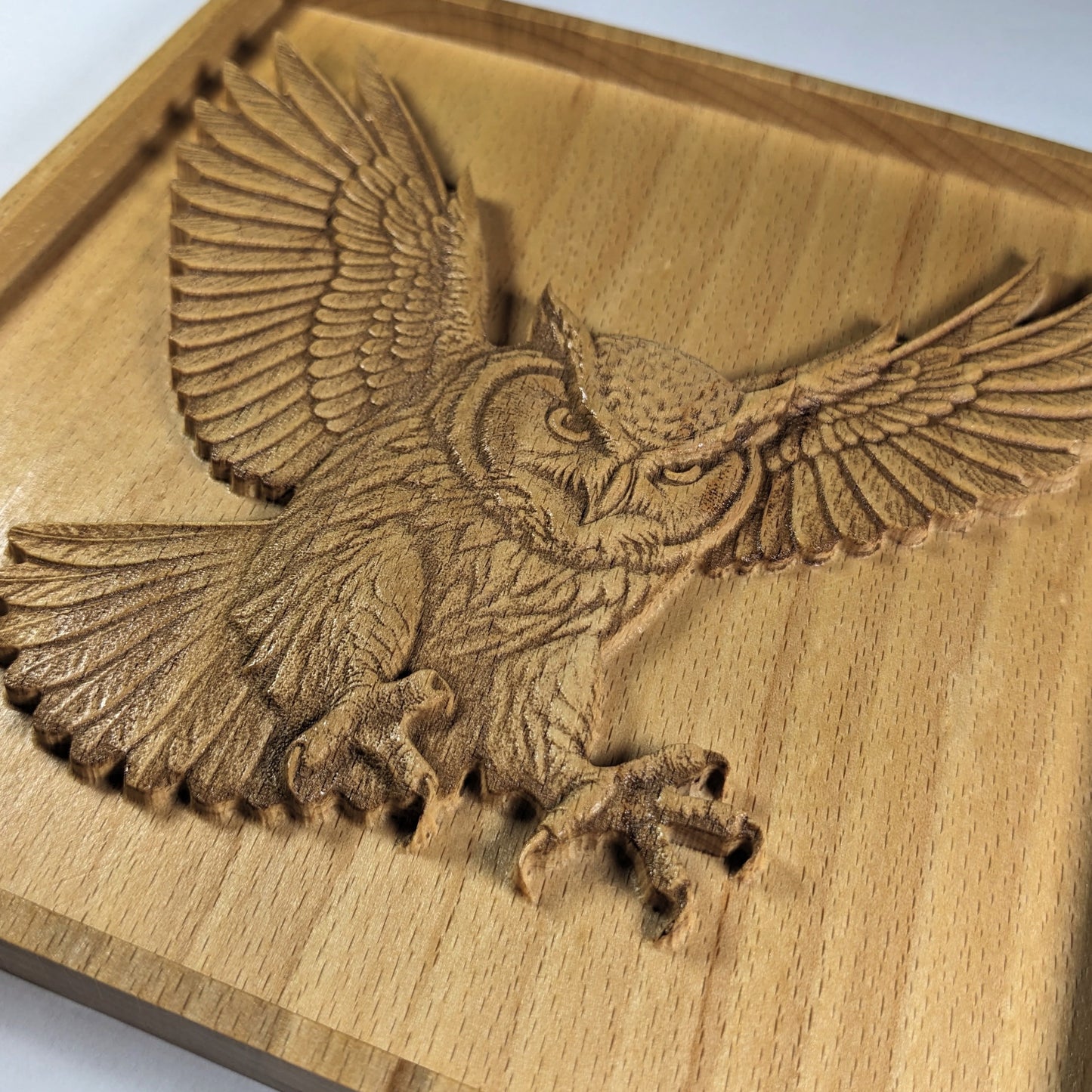 Owl 3D Wood Wall Art – Woodland Animal Decor – Handmade Gift for Nursery or Nature Lover – Made in USA