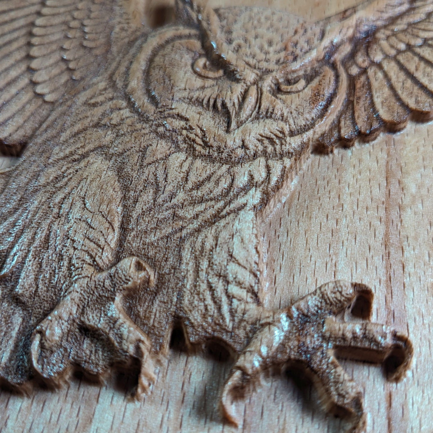 Owl 3D Wood Wall Art – Woodland Animal Decor – Handmade Gift for Nursery or Nature Lover – Made in USA