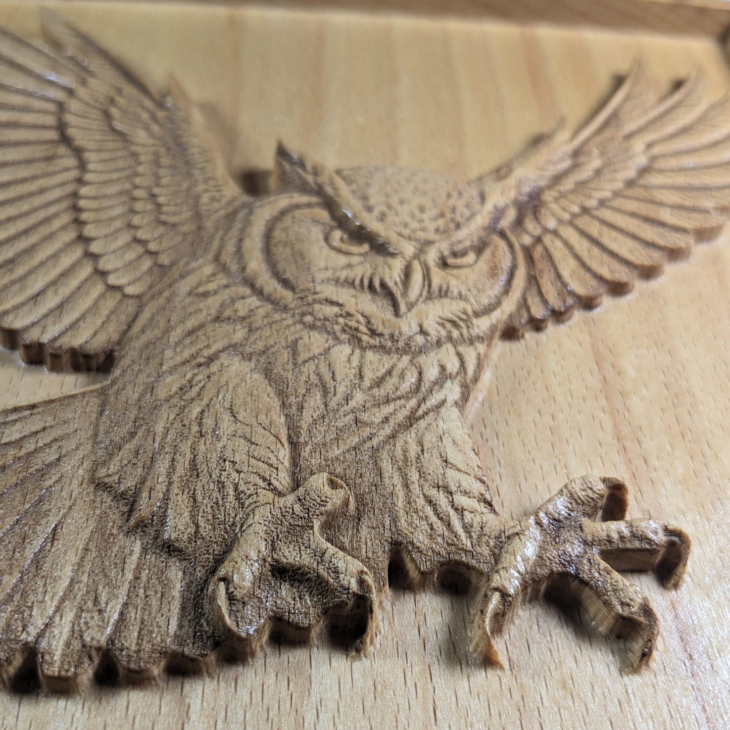 Owl 3D Wood Wall Art – Woodland Animal Decor – Handmade Gift for Nursery or Nature Lover – Made in USA