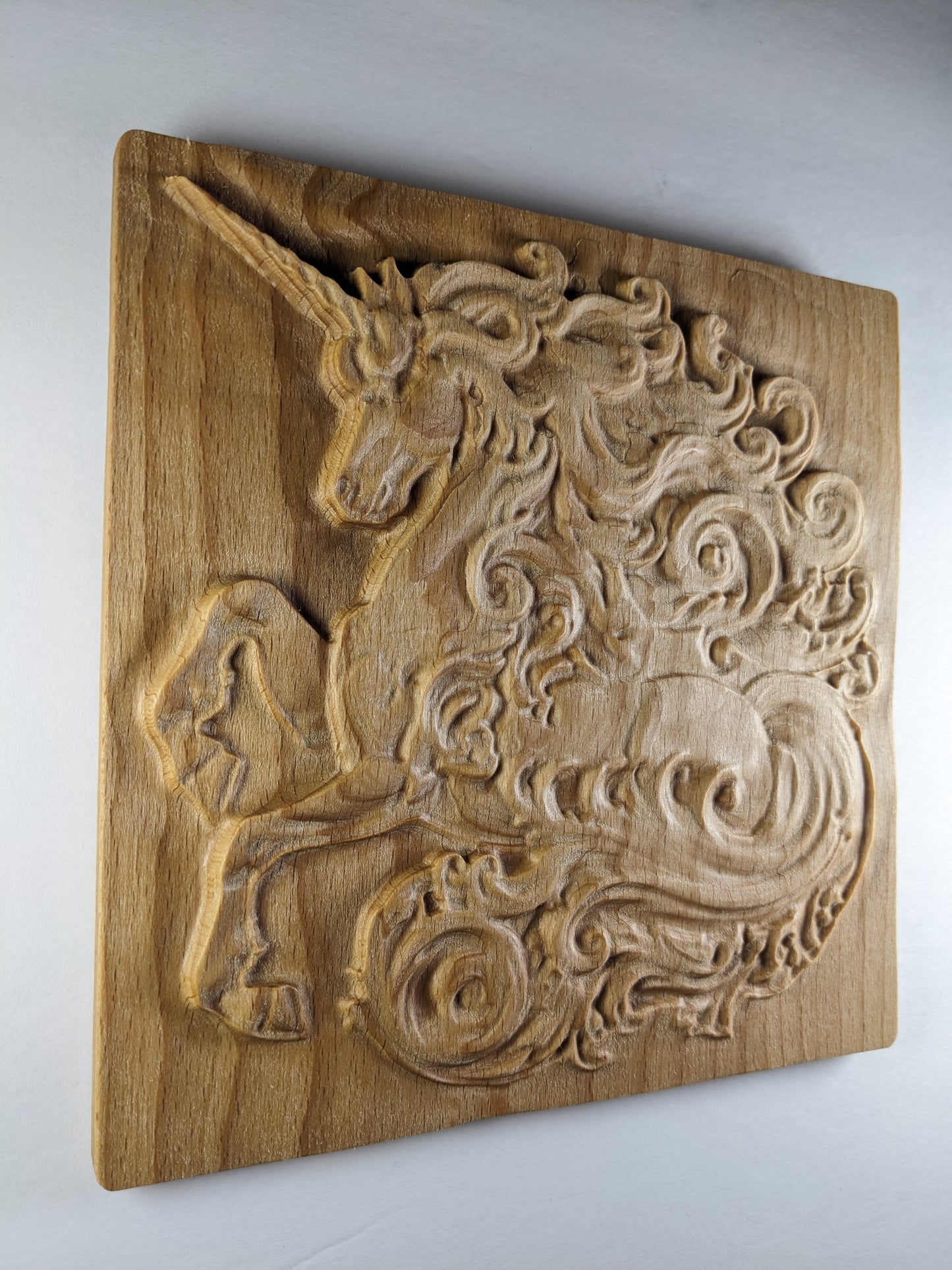 Magical Unicorn - Fairy Tale Wooden Wall Decor Art - Mythical Creature Artwork