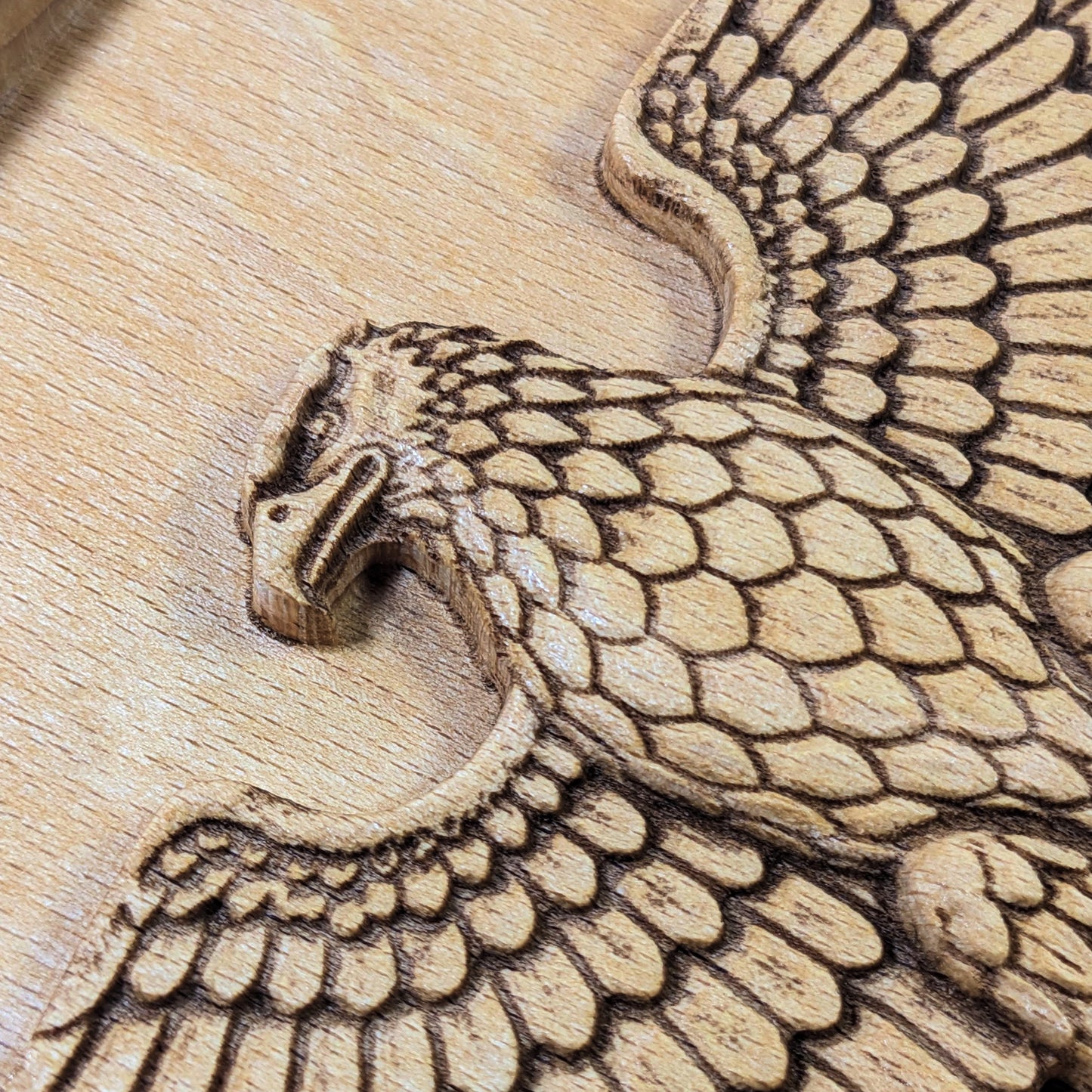 Roman Aquila Wood Relief, SPQR Eagle Standard, Ancient Roman Wall Art