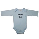 (Guess What?) Adivina Qué? _ Short and Long Sleeve Spanish Baby Bodysuit