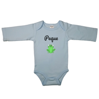 (Little One) Peque _ Little Frog _ Short and Long Sleeve Spanish Baby Bodysuit