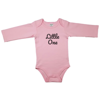 Little One _ Short and Long Sleeve English Baby Bodysuit