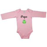 (Little One) Peque _ Little Frog _ Short and Long Sleeve Spanish Baby Bodysuit