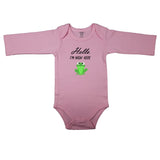 Hello, I'm New Here - Cute Frog  _ Infant Bodysuit