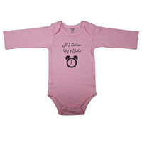 (Mom's and Dad's Alarm Clock) ساعت زنگی مامان و بابا _ Short and Long Sleeve Persian Baby Bodysuit