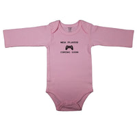 New Player Coming Soon + Controller  _ Short and Long Sleeve English Baby Bodysuit