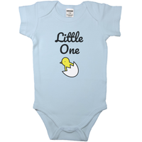 Little One + Baby Chick _ Short and Long Sleeve English Baby Bodysuit