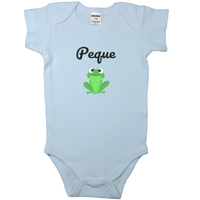 (Little One) Peque _ Little Frog _ Short and Long Sleeve Spanish Baby Bodysuit