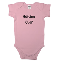 (Guess What?) Adivina Qué? _ Short and Long Sleeve Spanish Baby Bodysuit