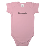 (Little Sister) Hermanita _ Short and Long Sleeve Spanish Baby Bodysuit