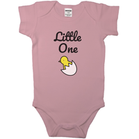 Little One + Baby Chick _ Short and Long Sleeve English Baby Bodysuit