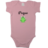 (Little One) Peque _ Little Frog _ Short and Long Sleeve Spanish Baby Bodysuit