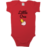 Little One + Baby Chick _ Short and Long Sleeve English Baby Bodysuit