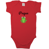 (Little One) Peque _ Little Frog _ Short and Long Sleeve Spanish Baby Bodysuit