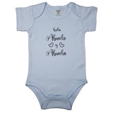 (Hello Grandpa and Grandma) Hola Abuelo y Abuela _ Short and Long Sleeve Spanish Baby Bodysuit