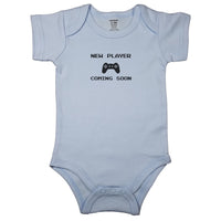 New Player Coming Soon + Controller  _ Short and Long Sleeve English Baby Bodysuit