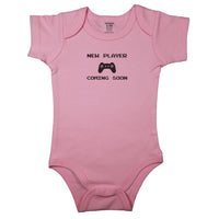 New Player Coming Soon + Controller  _ Short and Long Sleeve English Baby Bodysuit